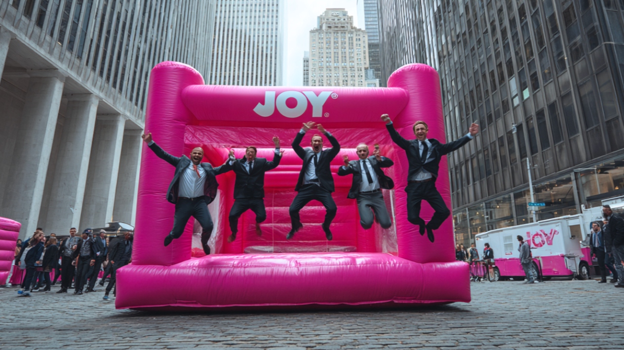 Joy Bananas — experiential bounce house activation